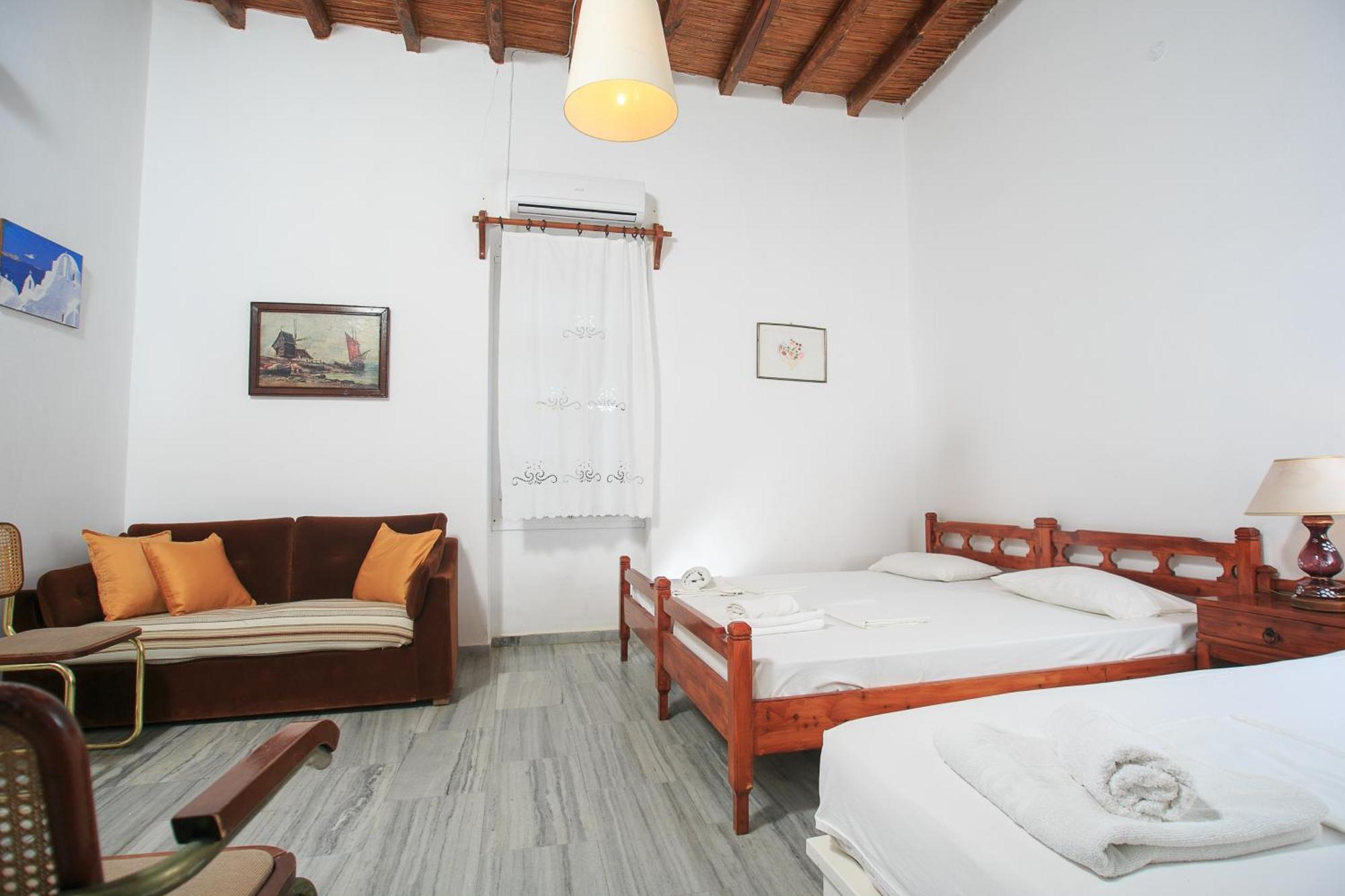 Paros Rita Studios Piso Livadi Quarto foto